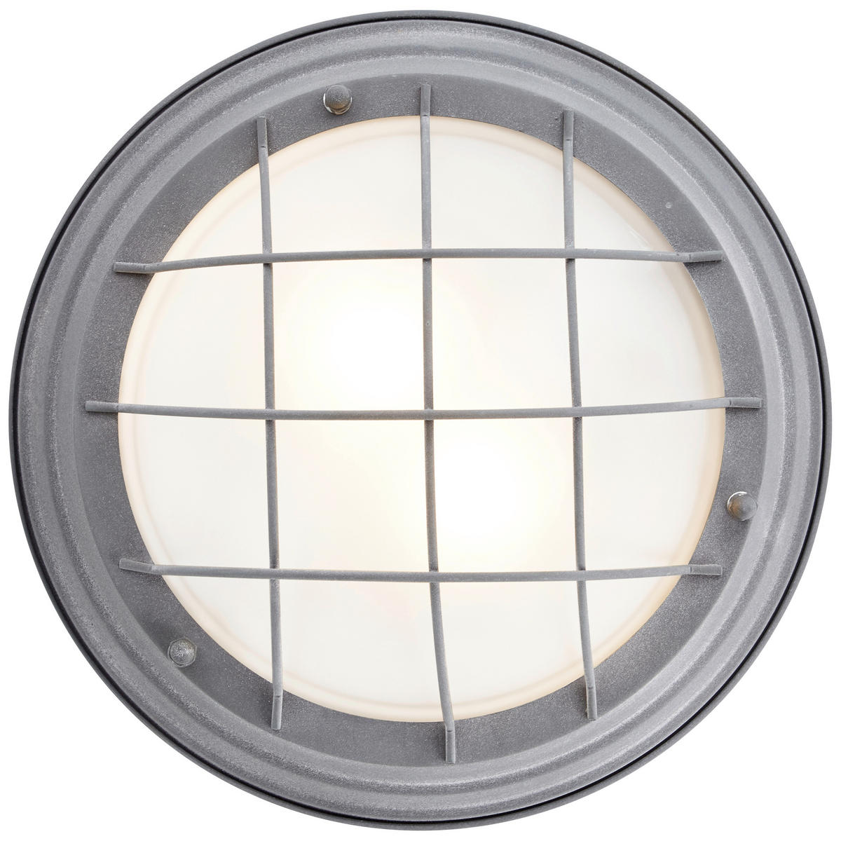 DECKENLEUCHTE Typhoon 34/14,5 cm   - Grau, KONVENTIONELL, Glas/Metall (34/14,5cm) - Brilliant