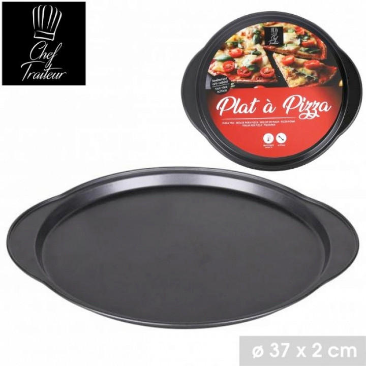 TEPSIJA ZA PICU - crna, Osnovno, metal (37cm)