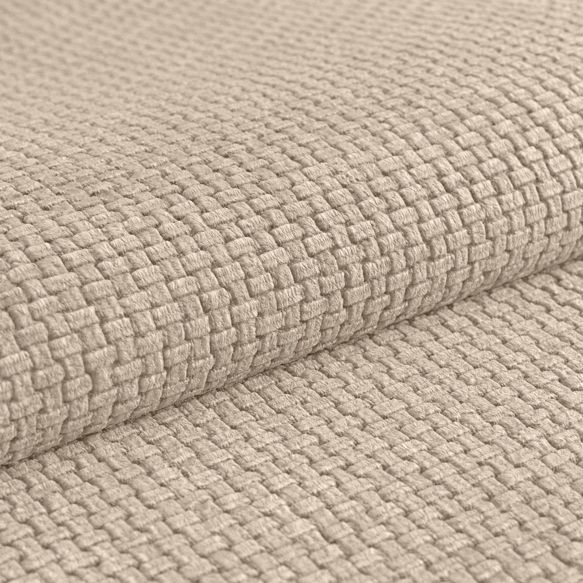 SCHLAFSOFA  mit Stoffauswahl Webstoff Creme  - Creme/Schwarz, MODERN, Holz/Textil (245/74-90/104cm) - MID.YOU
