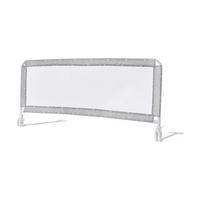 ZAŠTITNA OGRADICA ZA KREVET - siva/bela, Osnovno, tekstil/metal (135/60cm) - My Baby Lou