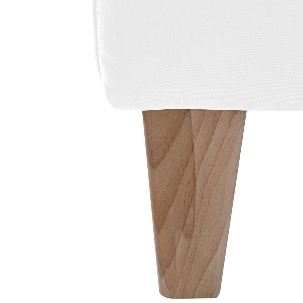 SESSEL in Velours Creme  - Creme/Naturfarben, Design, Holz/Textil (71/81/70cm) - Max Winzer