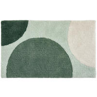 BADEMATTE Grün 60/100 cm  - Grün, Basics, Kunststoff/Textil (60/100cm) - Esposa