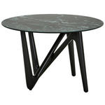 ESSTISCH in Metall, Keramik 119/119/75 cm  - Dunkelgrün/Anthrazit, Design, Keramik/Metall (119/119/75cm) - Dieter Knoll