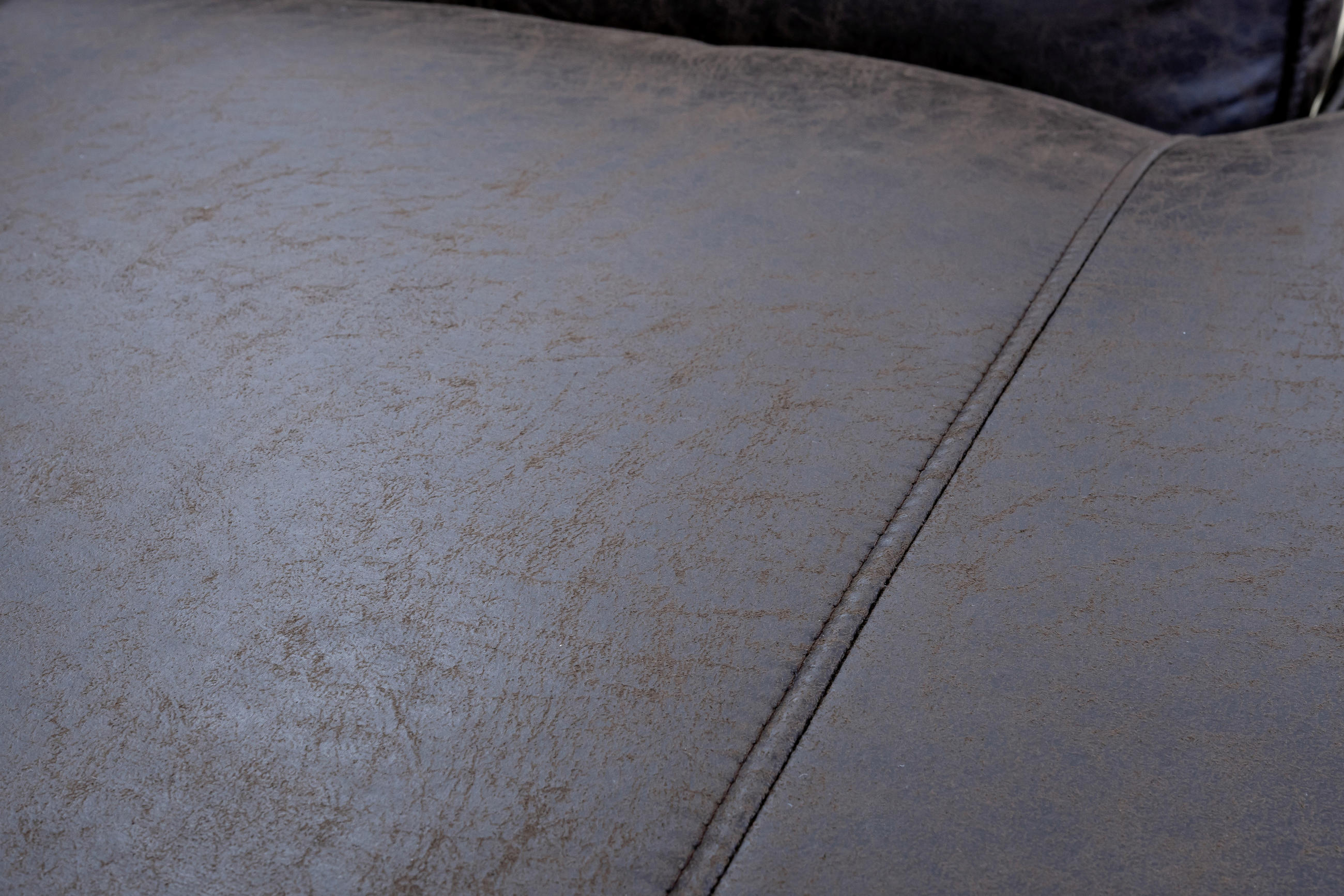 Thumbnail - Livetastic Ecksofa, Dunkelbraun, Textil, 4-Sitzer, Füllung: Silikon, Ottomane links, L-Form, 295x160 cm, Made in EU, Woh...
