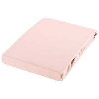 SPANNBETTTUCH Florenz Jersey 90-100/200-220 cm  - Rosa, Basics, Textil (90-100/200-220cm) - Novel