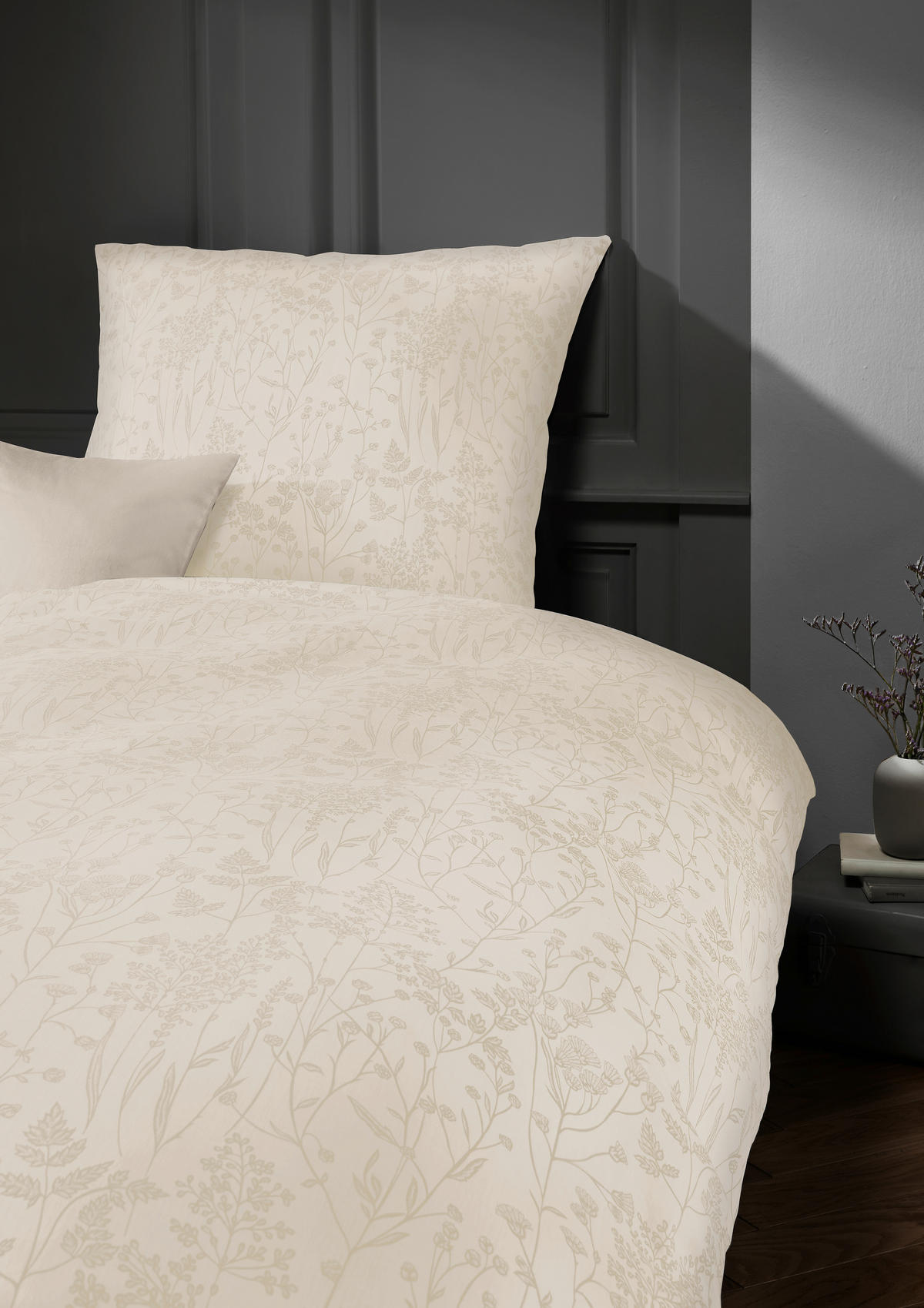BETTWÄSCHE Black Premium Damast Damast 135/200 cm  - Creme, Basics, Textil (135/200cm) - Fleuresse