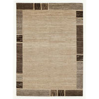 WOLLTEPPICH 200/250 cm Natura Silk Greny Braun, Naturfarben rechteckig  - Braun/Naturfarben, KONVENTIONELL, Textil (200/250cm) - Cazaris
