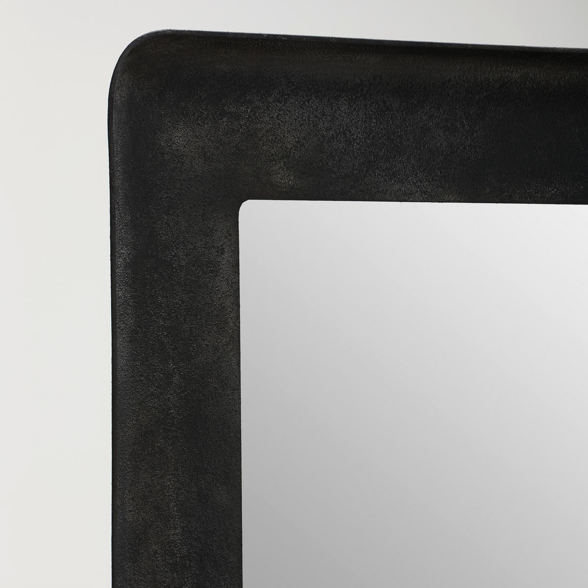 WANDSPIEGEL 99/192/5 cm    in rechteckig  - Schwarz, Design, Glas/Holzwerkstoff (99/192/5cm) - Novel