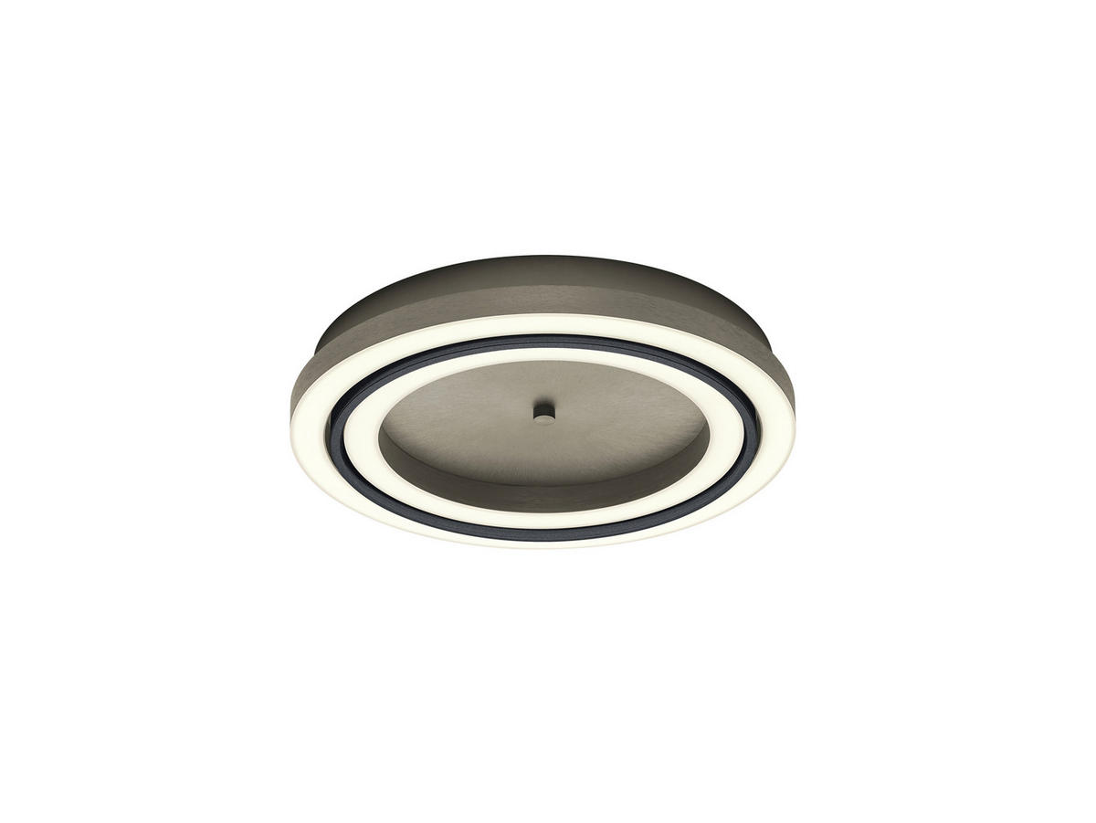 LED-DECKENLEUCHTE Ben 50 cm  - Bronzefarben, Basics, Metall (50cm) - elements by BANKAMP