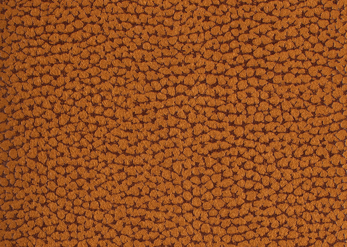 ECKSOFA in Flachgewebe Cognac  - Chromfarben/Cognac, Konventionell, Textil/Metall (250/163cm) - Beldomo System