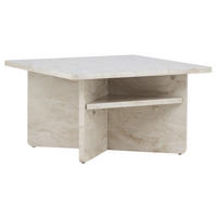 COUCHTISCH 75/75/42 cm quadratisch Beige  - Beige, Design, Holzwerkstoff (75/75/42cm) - Livetastic