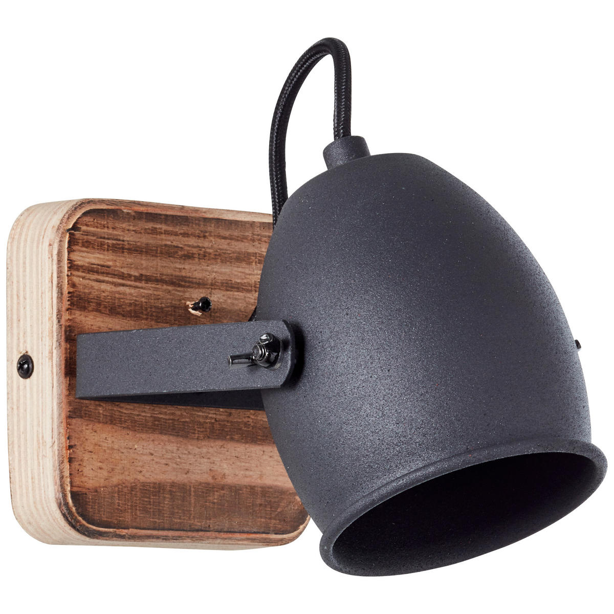 STRAHLER - Hellbraun/Schwarz, Natur, Holz/Metall (13/12cm) - Brilliant