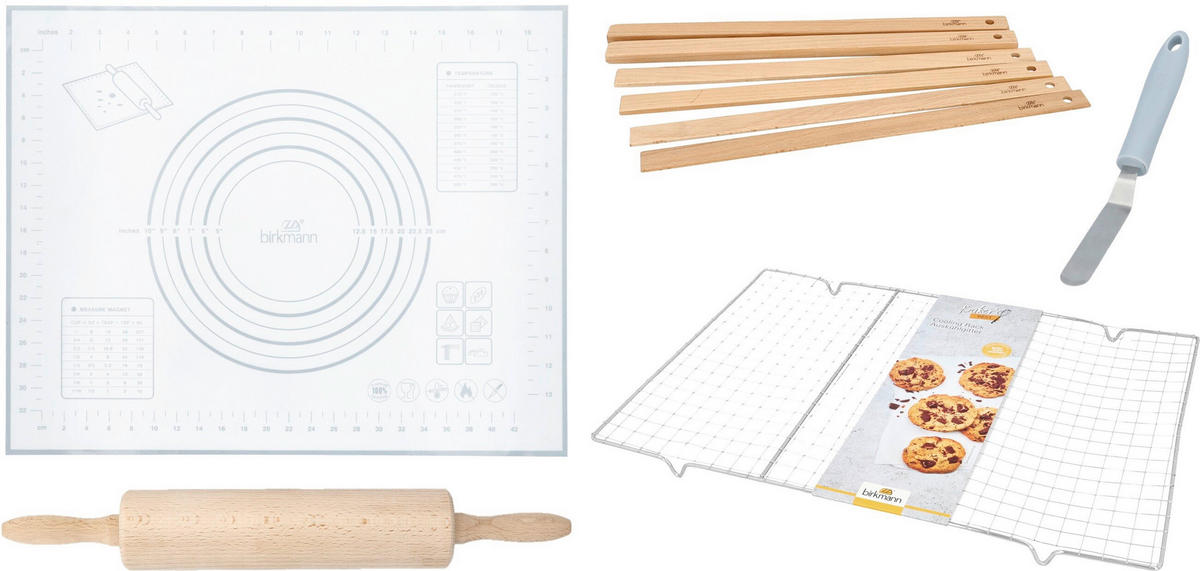 BACKSET - Silberfarben/Buchefarben, KONVENTIONELL, Holz/Kunststoff - Birkmann