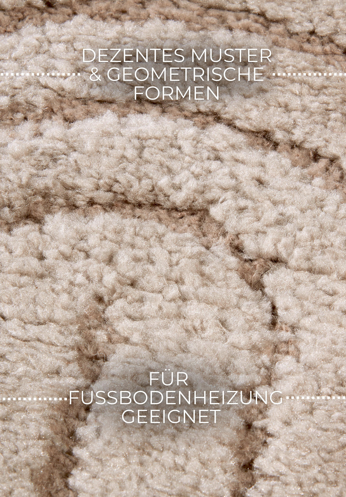 HOCHFLORTEPPICH 160/235 cm New York Taupe  - Taupe, Basics, Kunststoff/Textil (160/235cm) - Elle Decoration