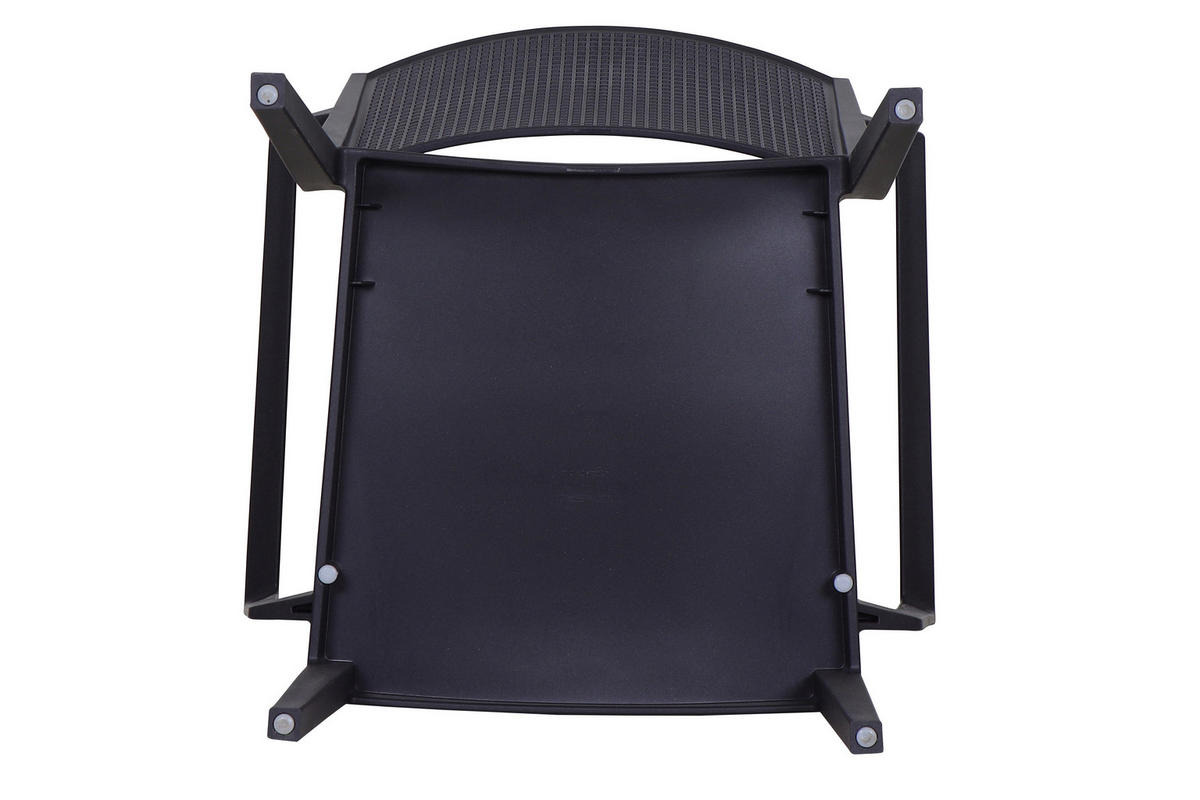 GARTENGARNITUR 5-teilig Stahl  - Anthrazit, Basics, Kunststoff/Metall (70/80/110cm) - Siena Garden