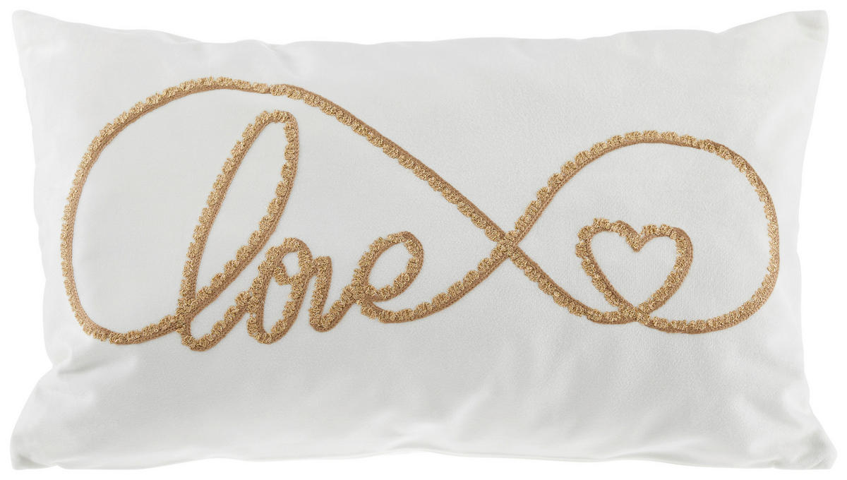 KISSENHÜLLE 30/50 cm  - Weiß, Design, Textil (30/50cm) - Novel