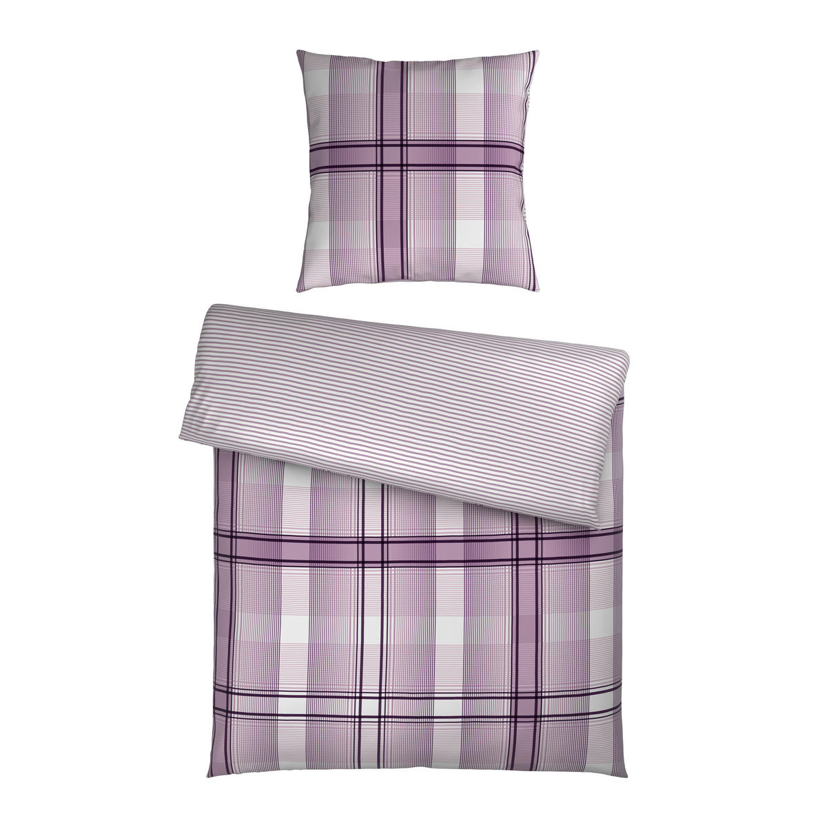 WENDEBETTWÄSCHE 135/200 cm  - Mauve, Textil (135/200cm) - Novel