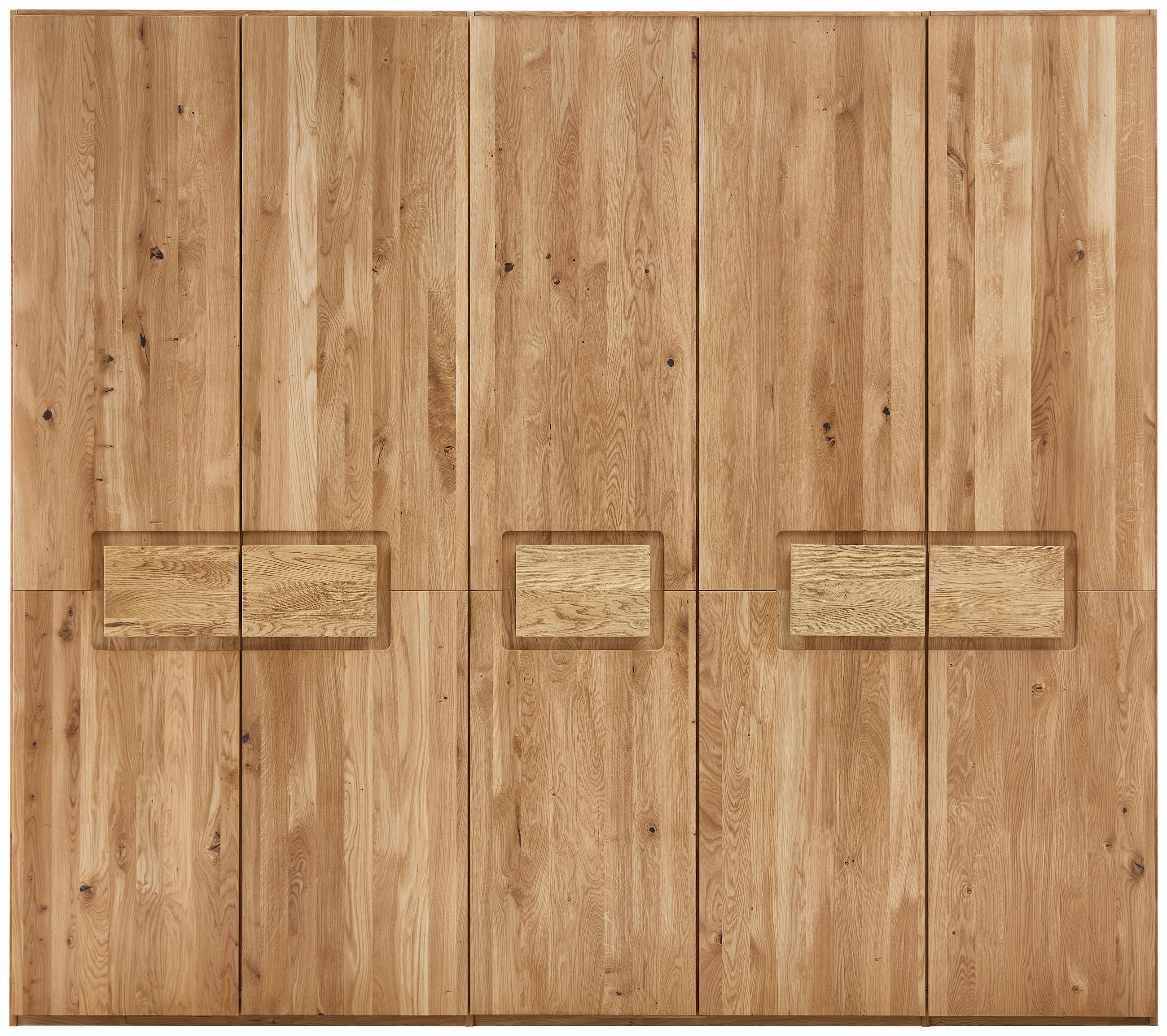 DREHTÜRENSCHRANK 252/223/62 cm,  in Eichefarben, 5-türig  - Wildeiche/Eichefarben, MODERN, Holz (252/223/62cm) - MID.YOU