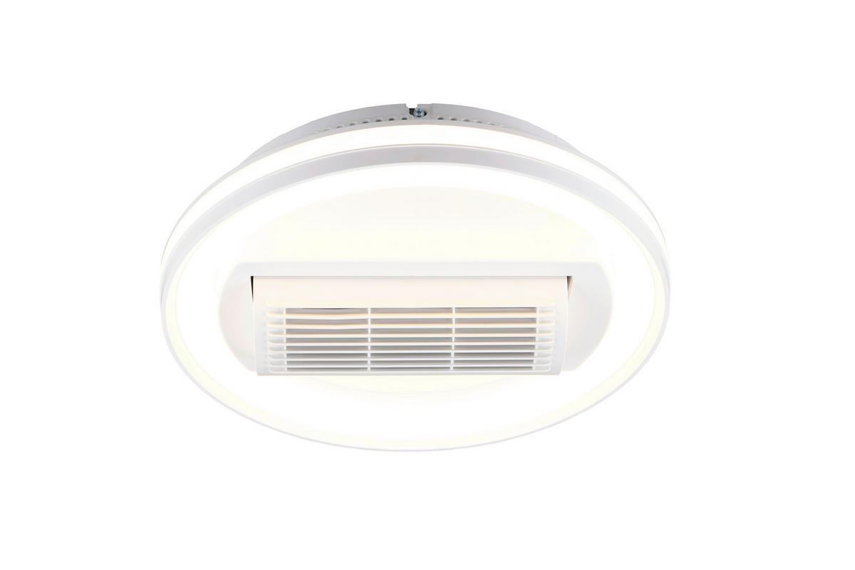 DECKENVENTILATOR - Weiß, Design, Kunststoff (48/15cm)