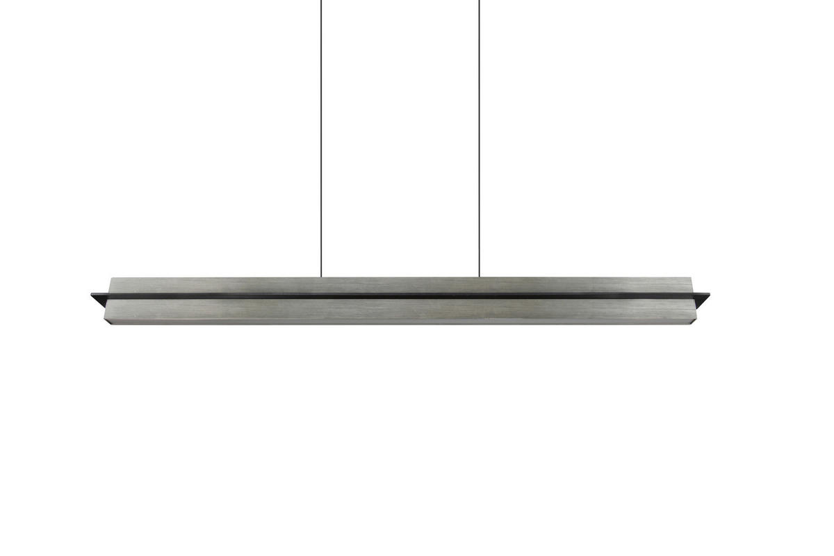 LED-PENDELLEUCHTE Emerson 95/9/150 cm   - Nickelfarben, Design, Metall (95/9/150cm) - Trio Leuchten