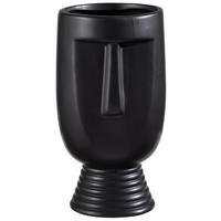 DEKOVASE  - Schwarz, Basics, Keramik (11/20/11cm)