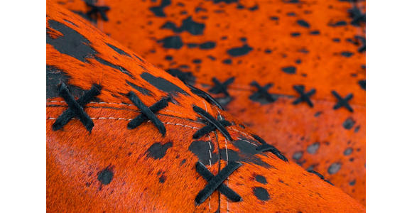 WEBTEPPICH 120/170 cm Orange  - Orange, Basics, Leder/Textil (120/170cm) - Novel