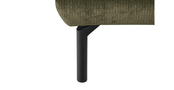ECKSOFA Grün Chenille Kopfteilverstellung, Sitztiefenverstellung  - Schwarz/Grün, Design, Textil/Metall (307/243cm) - Xora