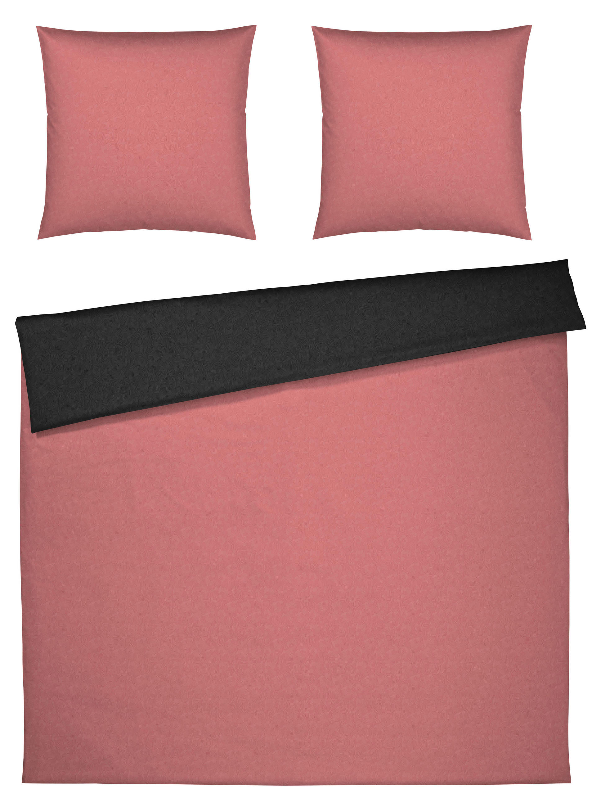 WENDEBETTWÄSCHE Twist Perkal 240/220 cm  - Koralle, Basics, Textil (240/220cm) - Yes for bed