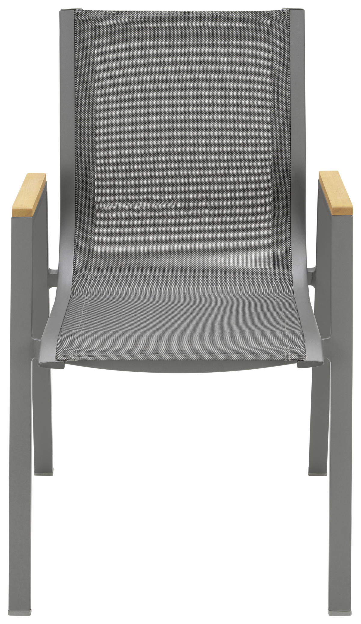 STOLICA VRTNA  antracit, prirodne boje  drvo, metal, tekstil      - prirodne boje/antracit, Design, drvo/metal (55/88/65,5cm) - Ambia Garden