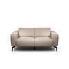 2-SITZER-SOFA in Chenille Sandfarben  - Sandfarben/Schwarz, Design, Textil/Metall (180/86/86-94cm) - SENSOO
