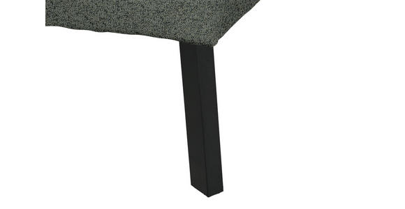 ECKSOFA in Struktur Grau 205/280 cm - Schwarz/Grau, Design, Textil/Metall (205/280cm) - Xora