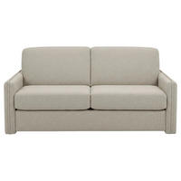 SCHLAFSOFA Webstoff Hellgrau  - Hellgrau/Schwarz, KONVENTIONELL, Kunststoff/Textil (180/86/100cm) - Xora