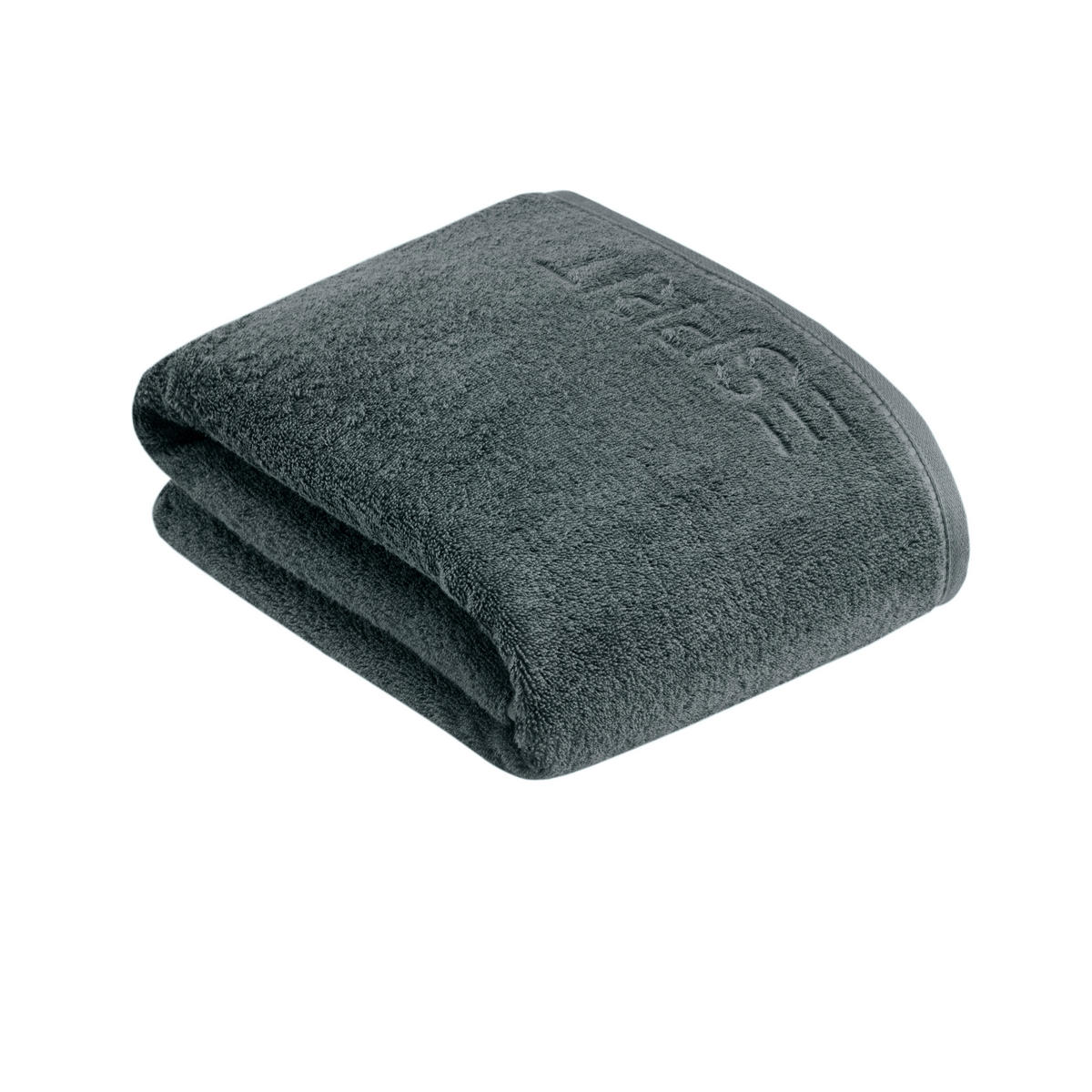 BADETUCH Solid Grau 150/100 cm  - Grau, KONVENTIONELL, Textil (150/100cm) - Vossen