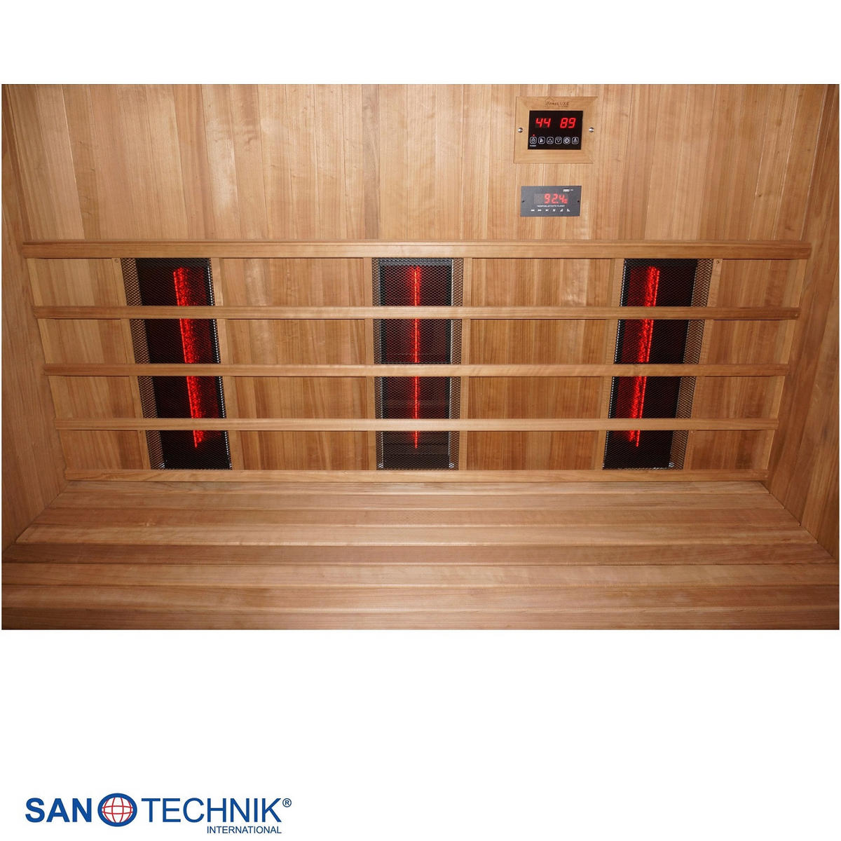 SAUNA für 4-5 Personen Kotka  - Naturfarben, KONVENTIONELL, Holz (200/150/190cm) - Sanotechnik
