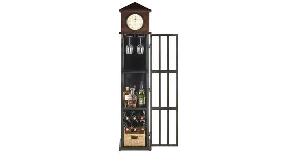 BARSCHRANK in Braun - Braun, Trend, Metall (39/185/36cm) - Ambia Home