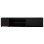 LOWBOARD  in 250/50/45 cm  - Anthrazit/Schwarz, Design, Holzwerkstoff/Kunststoff (250/50/45cm) - Moderano