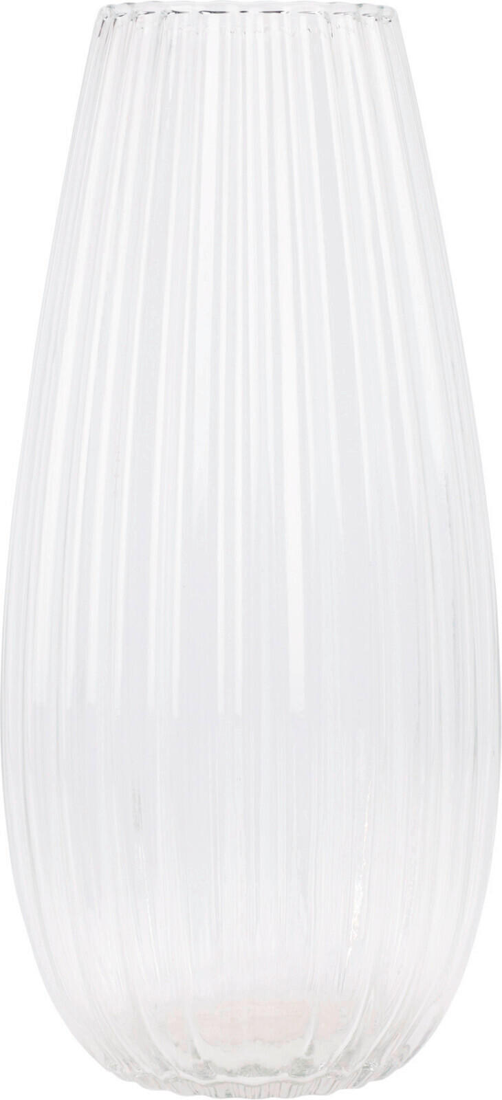 VASE  - Transparent, Basics, Glas (17/17/37cm)