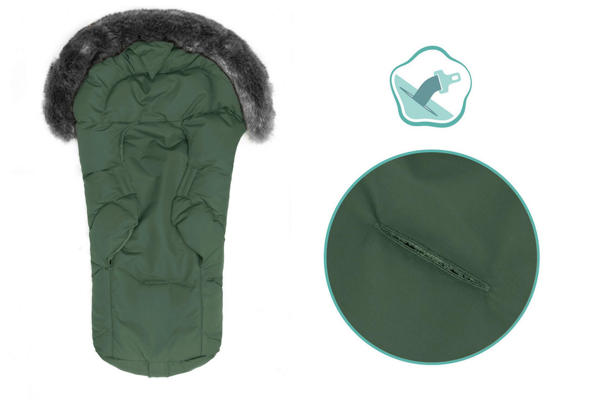 BABYSCHALEN-FUßSACK TRENDY S  - Basics, Kunststoff (35/80cm) - Jimmylee
