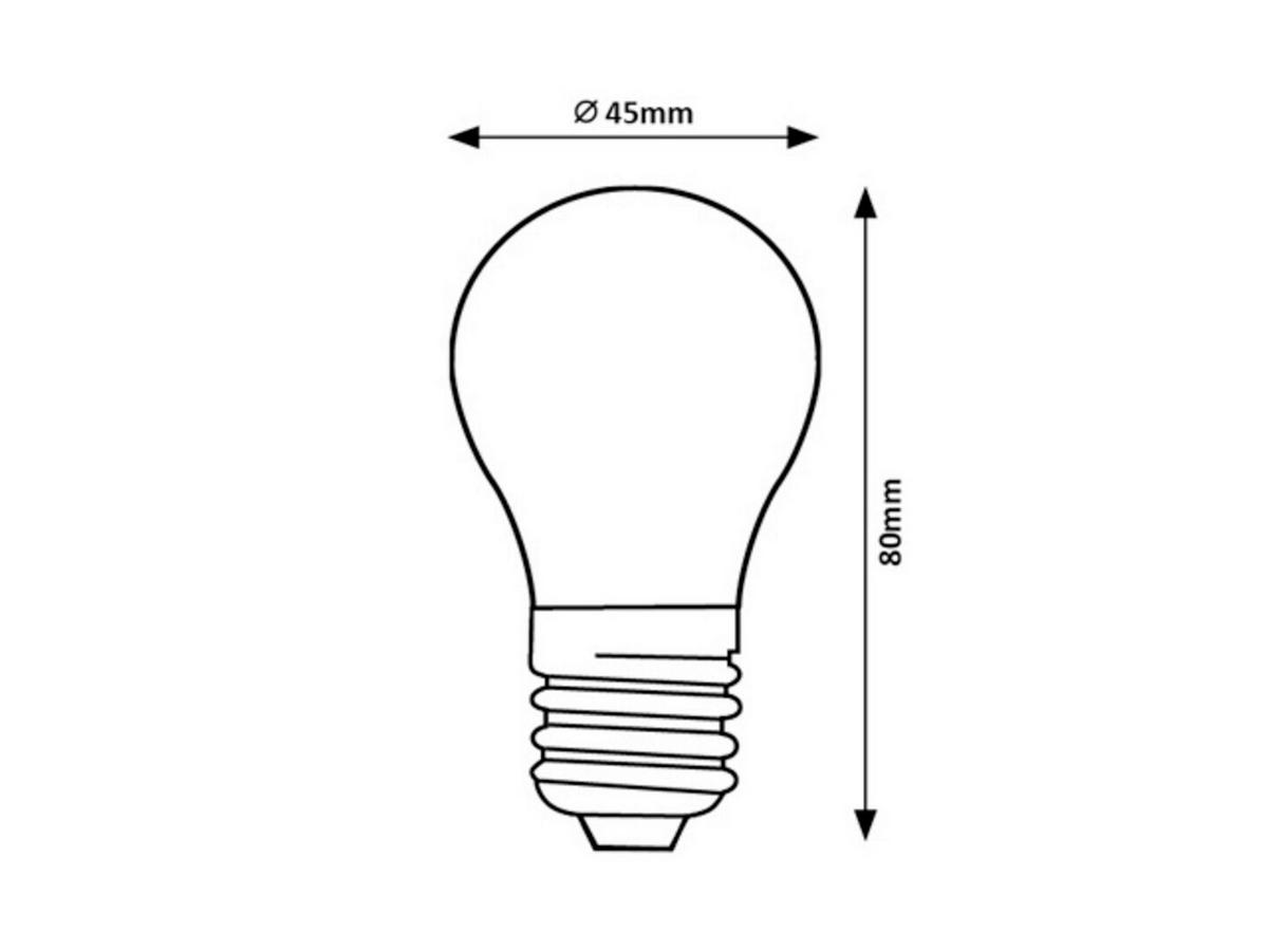 LED SIJALICA - bela, Osnovno, plastika (4.5/8cm)