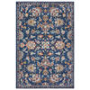 FLACHWEBETEPPICH 80/120 cm Luxor Blau, Multicolor  - Blau/Multicolor, Design, Kunststoff/Textil (80/120cm)