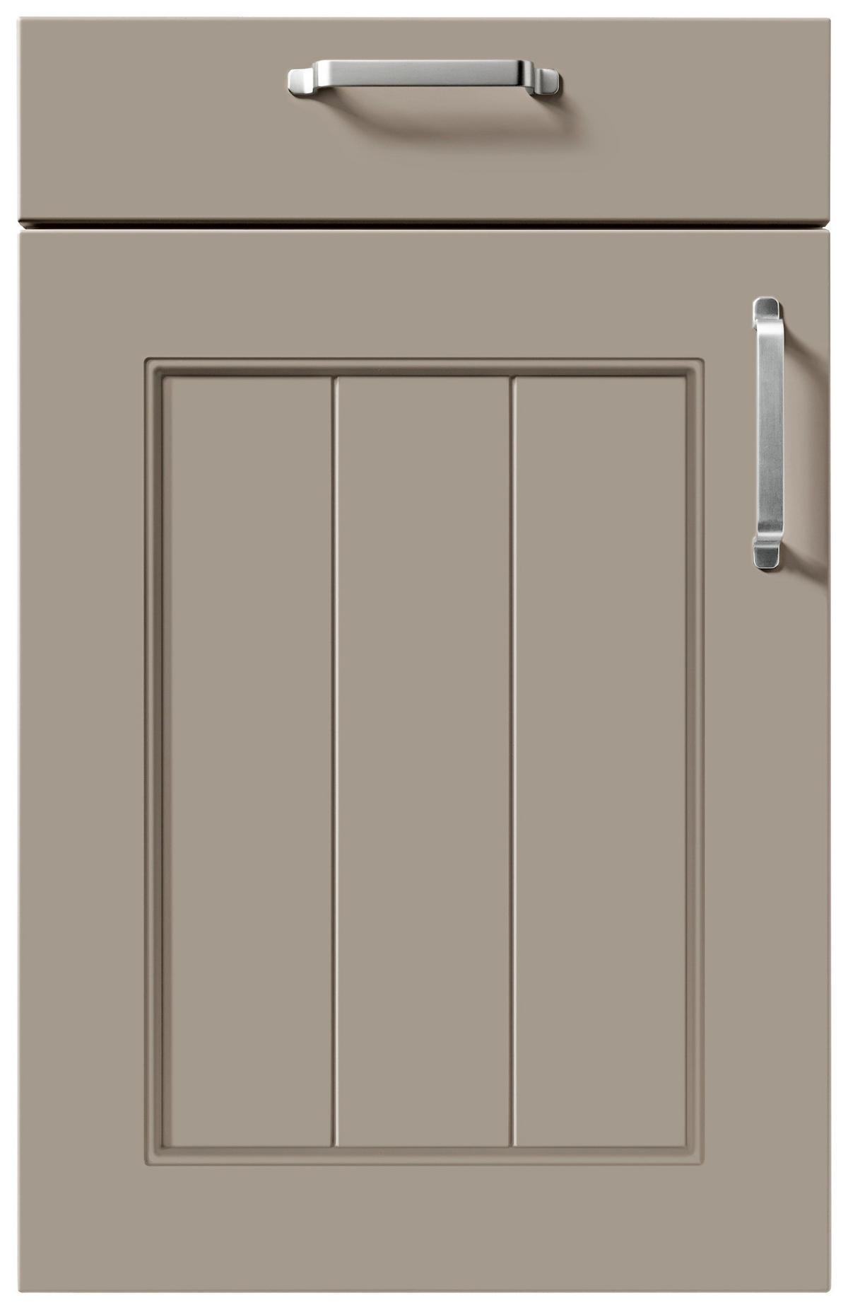 EINBAUKÜCHE CANDY SATIN  - Salbeigrün, Design, Holzwerkstoff - Novel