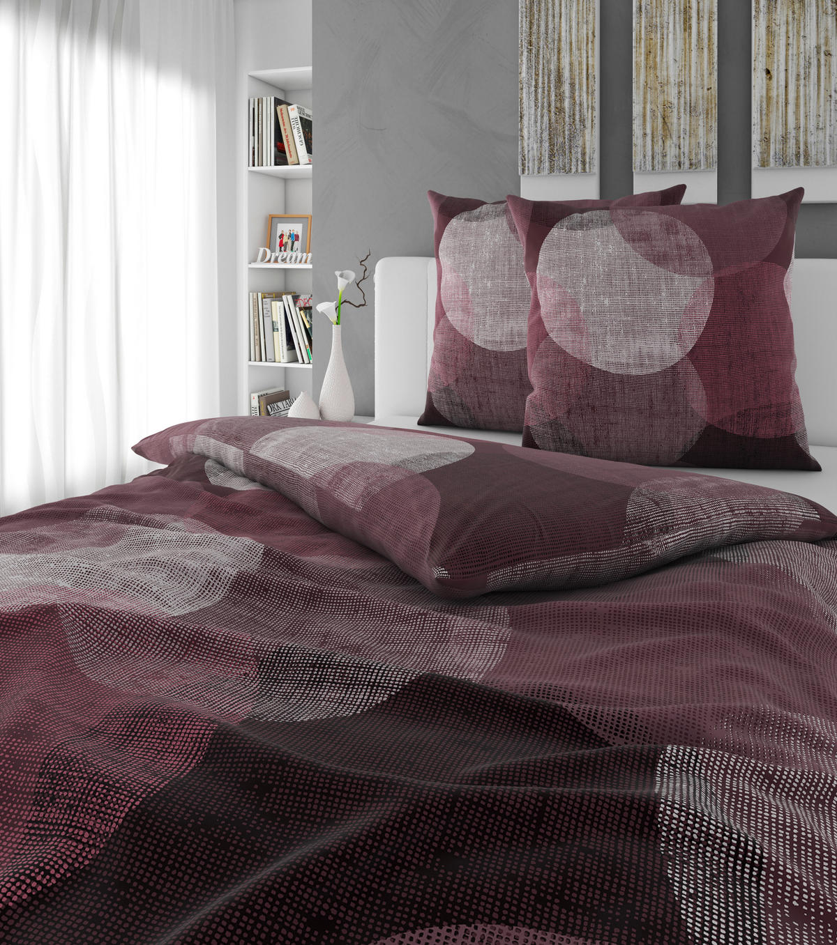 BETTWÄSCHE Flanell 200/200 cm  - Mauve, Textil (200/200cm) - Esposa