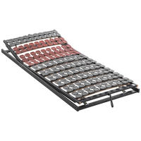 TELLERLATTENROST 90/200 cm Kopfteil, Fußteil verstellbar, Birke, Buche  - Anthrazit, Basics, Holz (90/200cm) - Novel