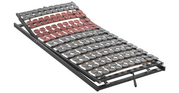 TELLERLATTENROST 90/200 cm  - Anthrazit, Basics, Holz (90/200cm) - Novel