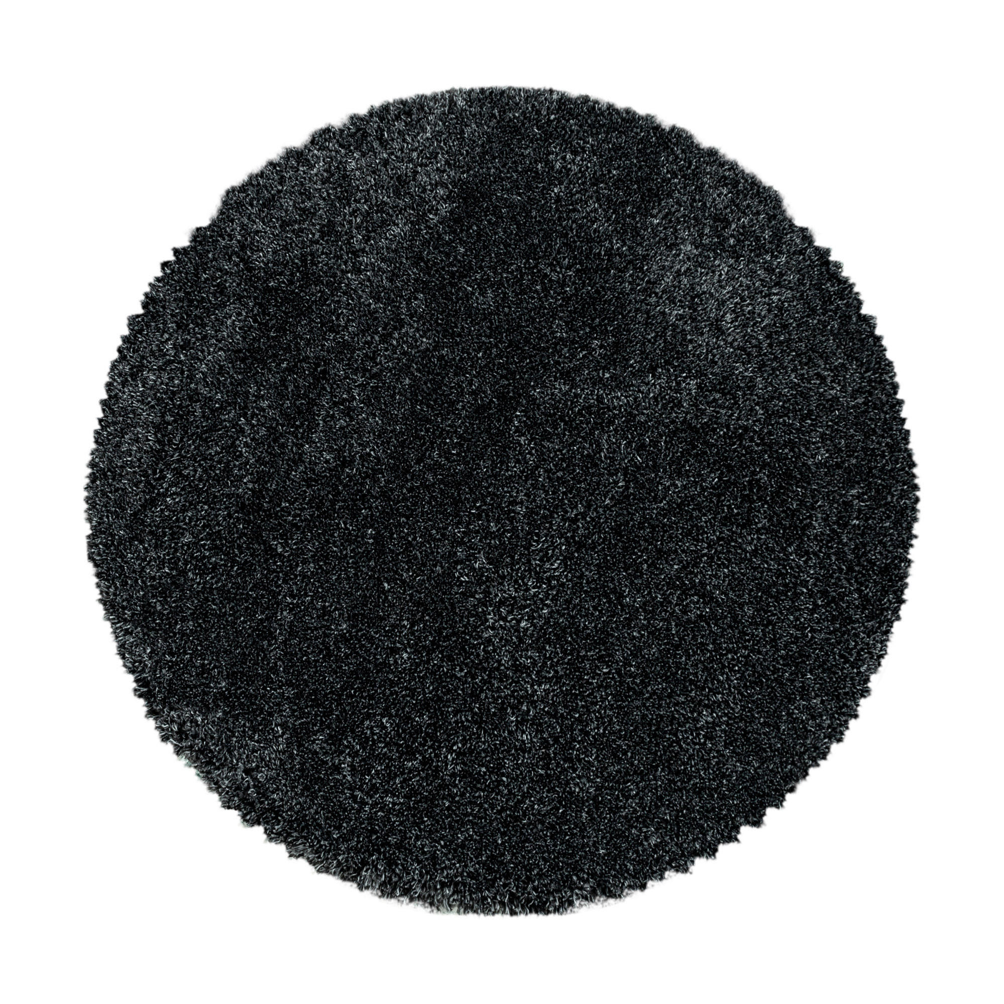 TEPIH VISOKOG FLORA 200 cm antracit Fluffy 3500 Athrazit - antracit, Basics, tekstil (200cm)