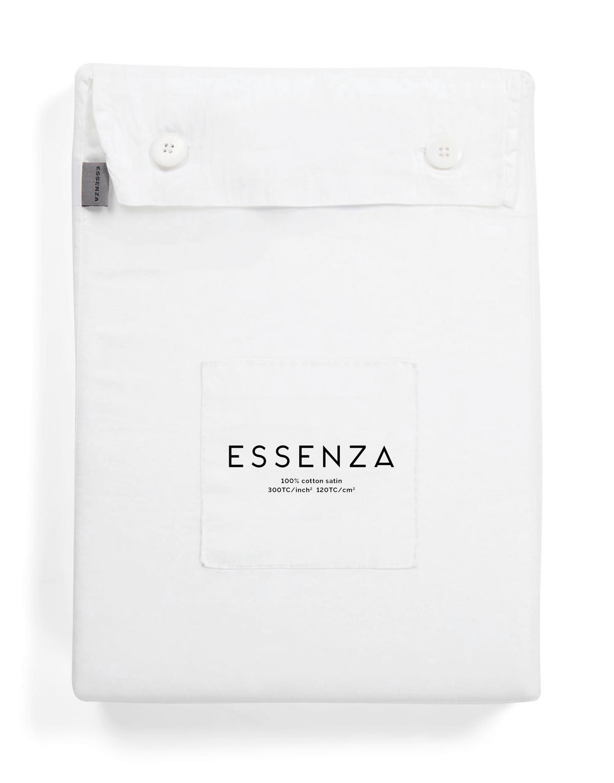 BETTWÄSCHE Satin 200/200 cm  - Weiß, Basics, Textil (200/200cm) - Essenza