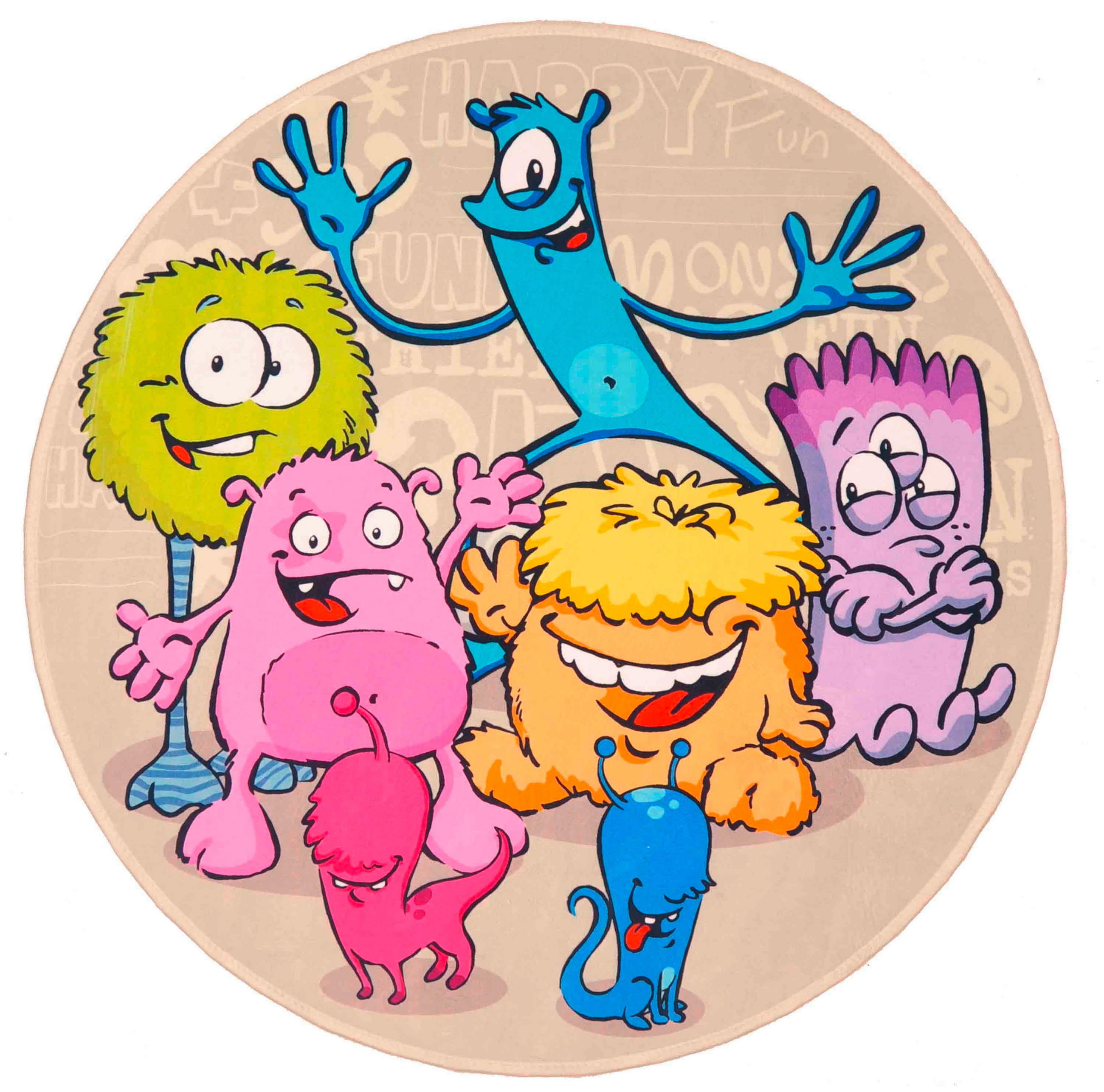 Ben'n'jen Kinderteppich Lovely Kids Blau, Rosa, Hellgrau
