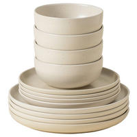 KOMBISERVICE Creme PACIFICA 12-teilig 4 Personen  - Creme, Basics, Keramik - Costa Nova