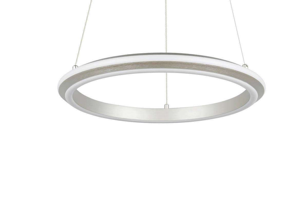 LED-PENDELLEUCHTE AMADOR 150/45 cm   - Nickelfarben, Design, Metall (150/45cm) - Trio Leuchten