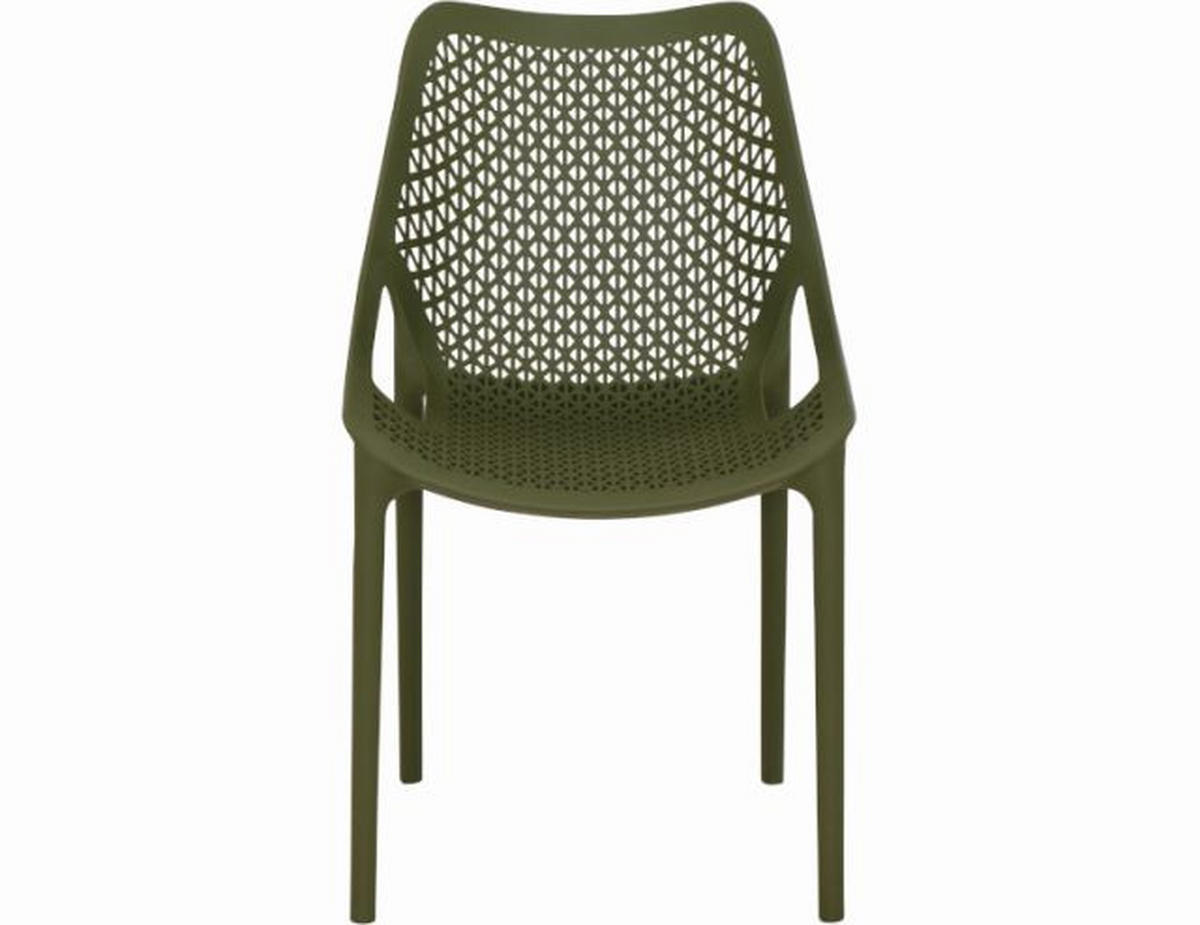 GARTENSTUHL-SET Olivgrün  - Olivgrün, Basics, Kunststoff (60/81/50cm) - Siena Garden